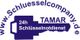 Schlüsseldienst-Logo mit Text: 24h Schlüsselnotdienst, TAMAR, schluesselcompany.de.