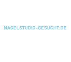 Text: "NAGELSTUDIO-GESUCHT.DE" in hellblauer Schrift auf weißem Hintergrund.