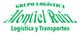 Texto verde: "Grupo Logística Montiel Ruiz, Logística y Transportes".