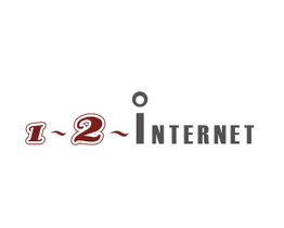 Schriftzug: "1~2~Internet" in verschiedenen Stilrichtungen.