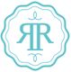 Emblem in Blau, stilisiertes "RR" mit dekorativem Rahmen.