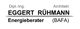 Text: "Dipl.-Ing. Architekt Eggert Rühmann, Energieberater (BAFA)."