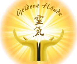 Goldene Hände Logo