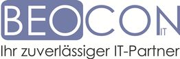 Logo: BEOCON IT mit Slogan "Ihr zuverlässiger IT-Partner".