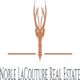 A logo with a deer head icon above the text "Noble LaCouture Real Estate."