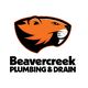 Logo of Beavercreek Plumbing & Drain with an orange beaver head icon.