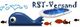Blauer Wal mit Pool, umgeben von Fischen. Text: "RST-Versand".