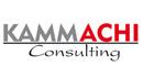 Logo mit Text "Kammachi Consulting", "KAMM" in Grau, "ACHI" in Rot auf weißem Hintergrund.