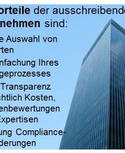 Vorteile für ausschreibende Unternehmen bei www.perfect-project.com