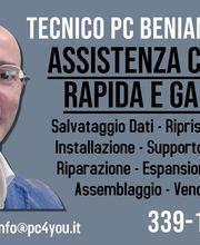 Tecnico PC Beniamino Bruno, assistenza computer. Contatto: 339-109-3560.