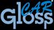 Blaue Schrift auf schwarz: "CAR" in kleinerer, kursiver Schrift über "Gloss".