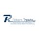 Logo for Robert Treado DMD, featuring dental implant and laser therapy services.