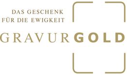 Textbild mit Slogan: "Das Geschenk für die Ewigkeit. GRAVURGOLD".