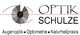 Logo von Optik Schulze mit Auge, Text für Augenoptik, Optometrie und Naturheilpraxis.