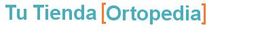 Texto: "Tu Tienda [Ortopedia]" en colores azul y naranja.