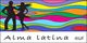 Sagome di ballerini su sfondo colorato con scritta "Alma latina asd".