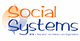 Logo mit Text "Social Systems", Slogan darunter: "Moderation von Personen und Organisationen".