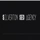 Text: "SILVERTON SEO AGENCY" on a black background.