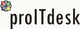 Logo mit vierfarbigem Symbol und Schriftzug "proITdesk".