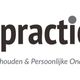 Logo met tekst: "Practical - Online Boekhouden & Persoonlijke Ondersteuning" met gekleurde stippen.
