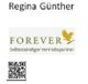 Beschriftung mit "Regina Günther", "FOREVER", Logo und QR-Code, "Selbstständiger Vertriebspartner".