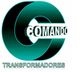 Logotipo com letra "C" azul e verde. Texto: "Comando Transformadores".
