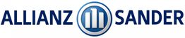 Logo mit Schriftzug "Allianz Sander" und einem stilisierten Gebäude-Symbol in der Mitte.