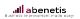 Logo mit lila Balkendiagramm und Text "abenetis" und Slogan "Business Information made easy".