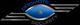 Blaues Auge mit Schriftzug "Promote Security" und Flügeln auf schwarzem Hintergrund.