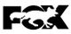 Logotipo da FOX com a silhueta de uma raposa correndo entre as letras.