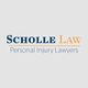 Scholle Law logo with text "Personal Injury Lawyers" on a grey background.