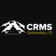 Logo with stylized mountain, "CRMS" and "Carbondale, CO" text on black background.