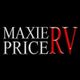 Black background with the text "MAXIE PRICE RV" in white and red letters.