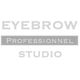 Text: "Eyebrow Professionnel Studio" in grauer Schrift.