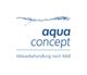 Aqua Concept Logo mit Schriftzug: "Wasserbehandlung nach Maß".