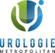 Logo der Urologie Metropolitan mit grün-blauem Kreis und stilisiertem "U" in der Mitte.