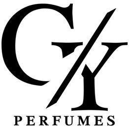 Logo mit den Buchstaben "GK" und dem Wort "Perfumes" darunter.