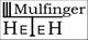 Logo mit der Aufschrift "Mulfinger HETEH" in schwarzer Schrift auf weißem Hintergrund.