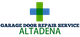 Geometric logo with green and blue shapes, blue line, and green rectangle below.