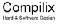 "Schriftzug: Compilix - Hard & Software Design."