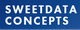 Bold white text "SWEETDATA CONCEPTS" on a blue gradient background.