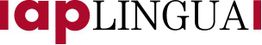 Roter und schwarzer Schriftzug "apLINGUA" auf weißem Hintergrund.