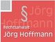 Rotes Logo mit Paragraphenzeichen und Text: „Rechtsanwalt Jörg Hoffmann“.
