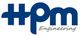 Logo con scritta "HPM Engineering" in blu e grigio.