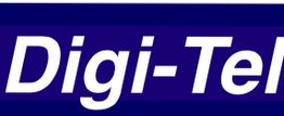 Texto "Digi-Tel" en fondo azul oscuro.