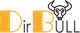 DirBULL logo with stylized black and orange text.