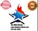 Licensed HVAC Atlanta logo with fire and frost graphic, satisfaction guaranteed badge.