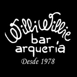 Logo do Willie Willie Bar e Arqueria, com texto "Desde 1978" em fundo preto.