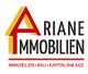 Logo von Ariane Immobilien mit Schriftzug "Immobilien, Bau, Kapitalanlage".