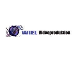 Logo mit lila Kamera und Text: "WIEL Videoproduktion".